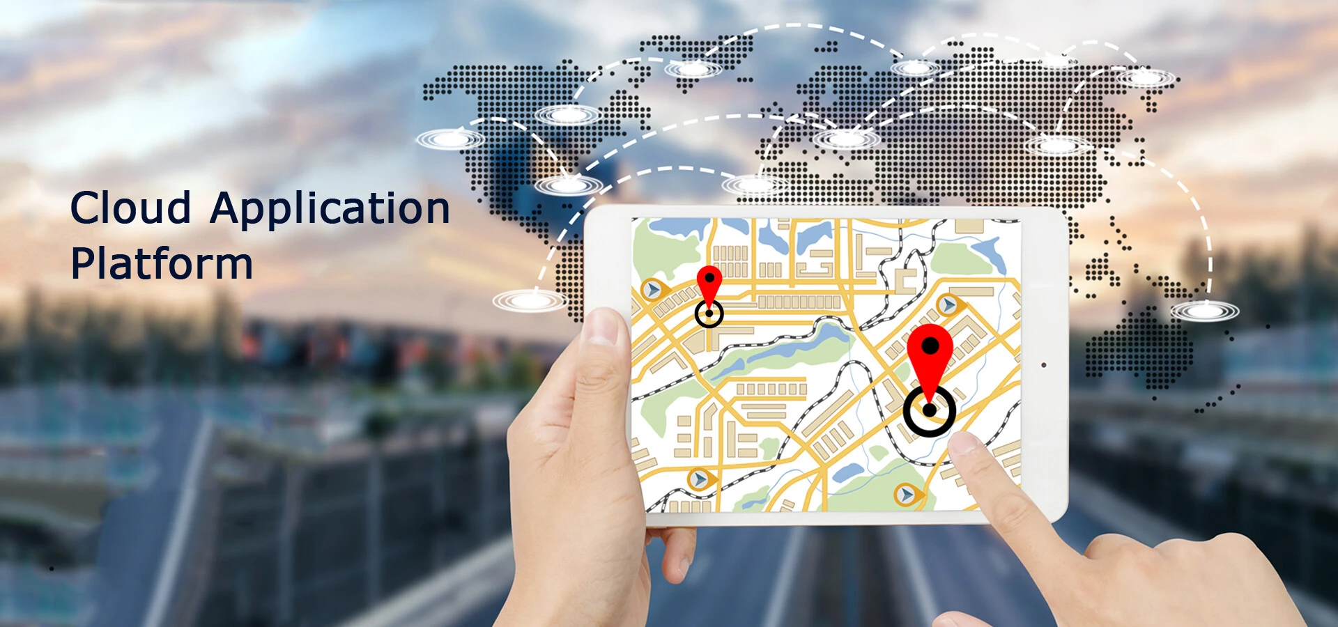 Approved IOPGPS platform interface visual for partner service context